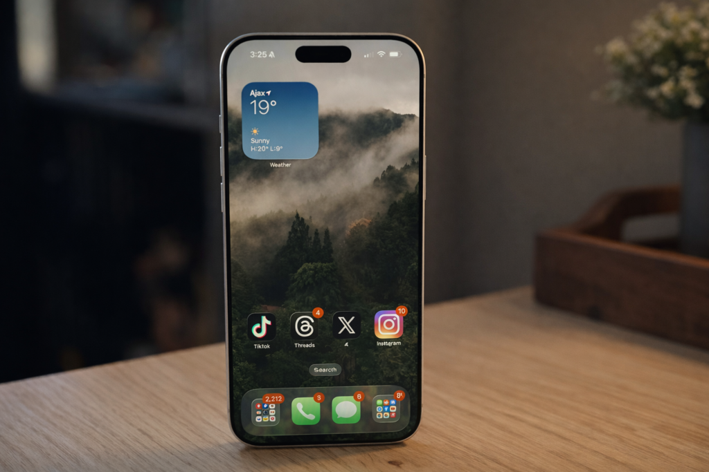 iPhone 17 Pro Max display