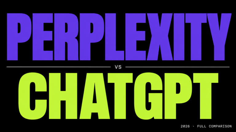 Perplexity AI vs ChatGPT 2026 comparison hero graphic